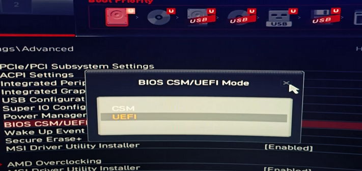 TPM 2.0 على BIOS