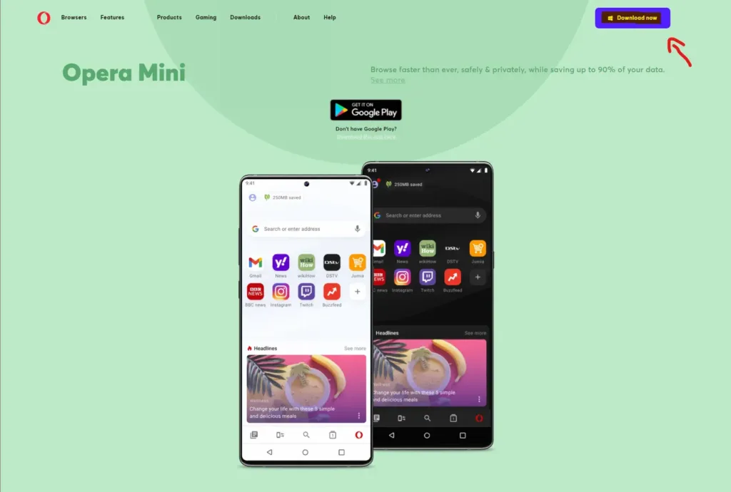 تحميل Opera Mini تحميل Opera Mini على Windows