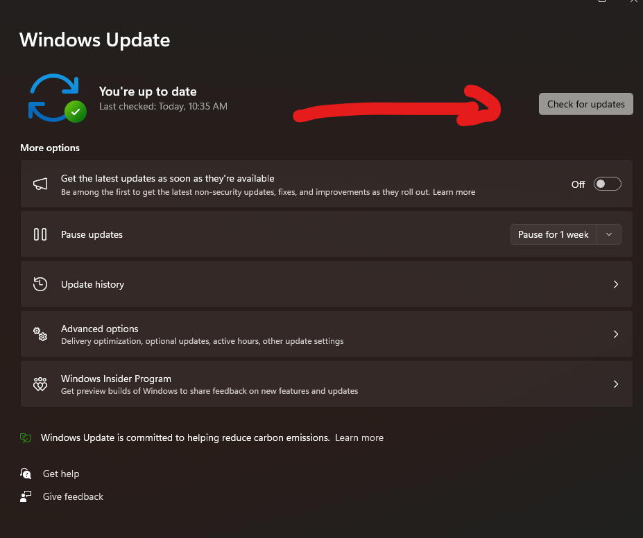 تحديث Windows